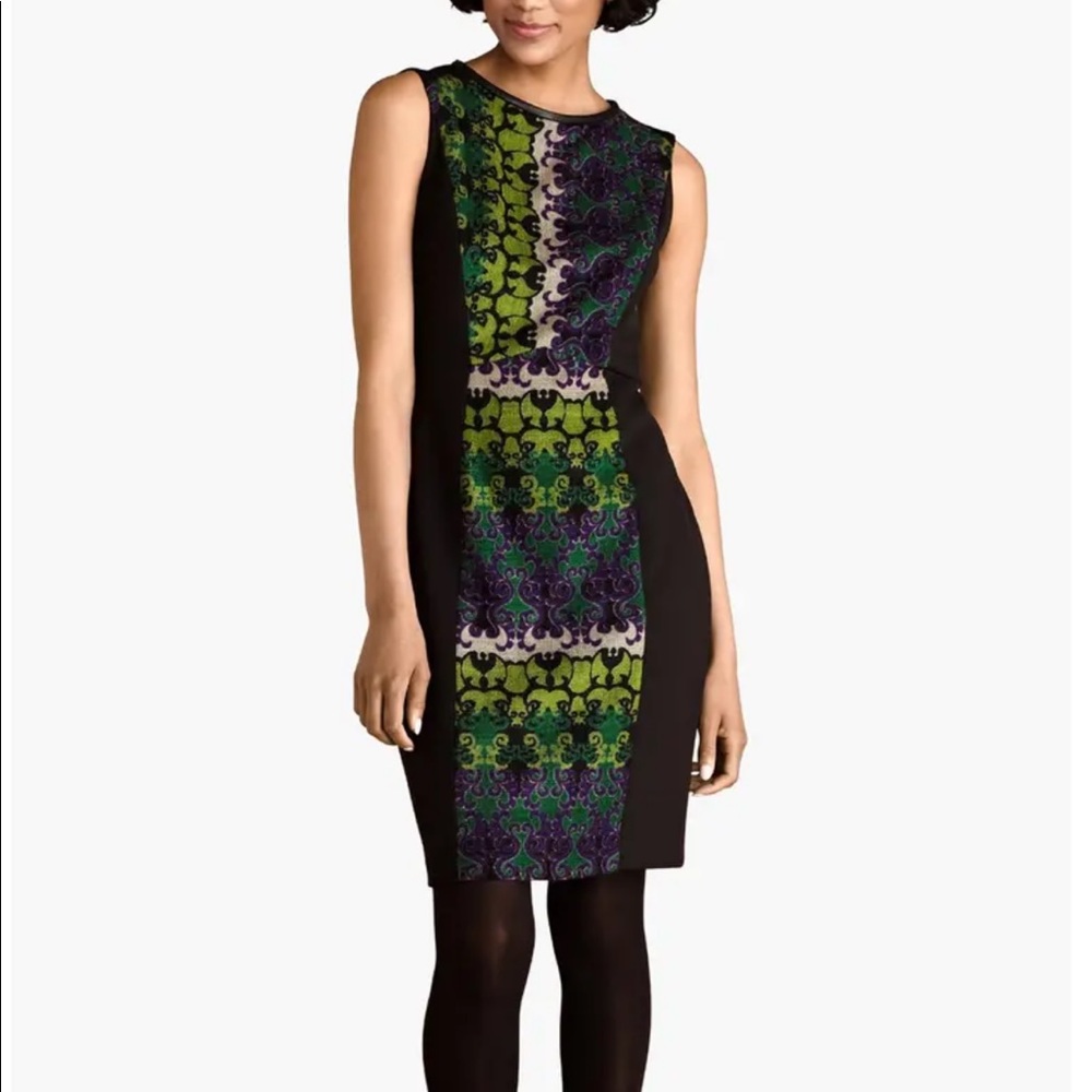 Donna Morgan // Mixed Media Dress